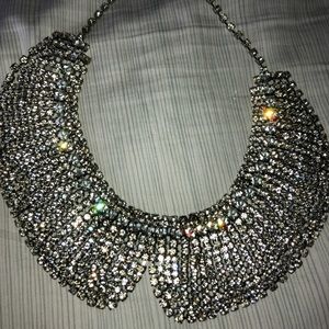 Juice Couture Crystal Bib Necklace